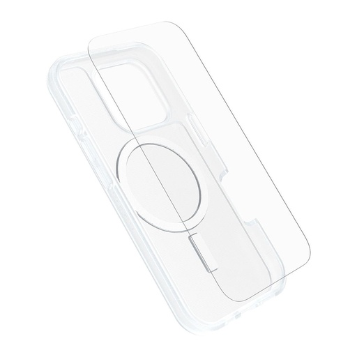 [78-81447] OtterBox React MagSafe Case + Glass Clear for iPhone 16 Pro 