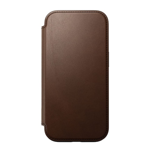 [NM01679585] Nomad Modern Leather Folio iPhone 16 Pro (Brown)