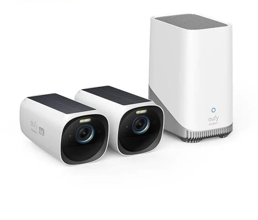 [T88713W1] Eufy Cam3 4K 2 Camera Kit (White)