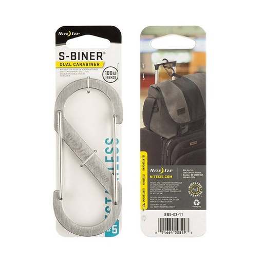 [SB5-03-11] NiteIze S-Biner #5 (Stainless)