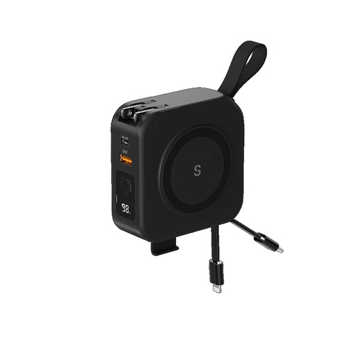 [PUP-0430] Statik SmartCharge 5-in-1 Travel Charger Power Bank 10000mAh (Black)