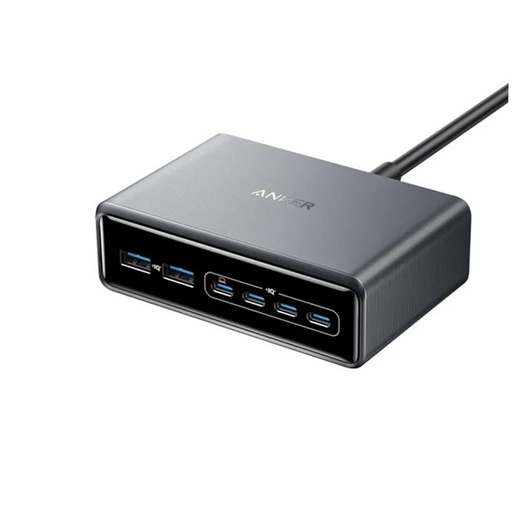 [A2683V41] Anker Prime Charger (200W, 6 Ports, GaN) (Silver)