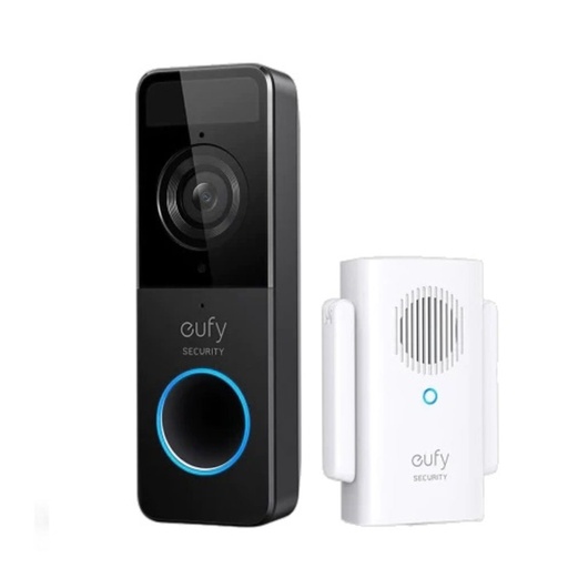 [E8220311] Eufy Video Doorbell 1080p (Battery-Powered) (Black)