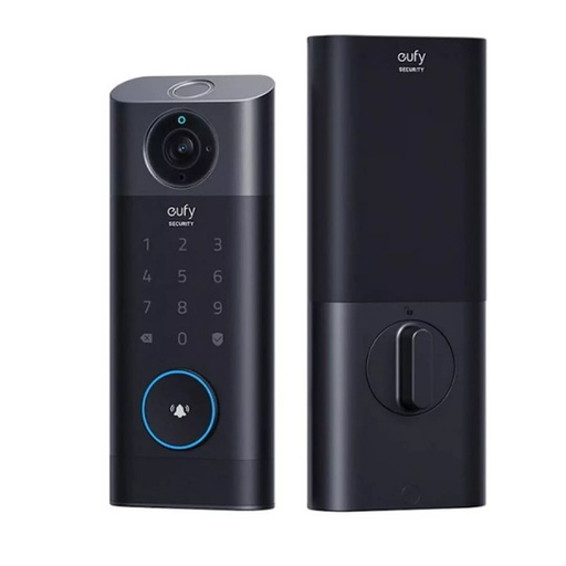 [E8530KY1] Eufy Video Smart Lock FingerPrint & Wi-Fi (Black)