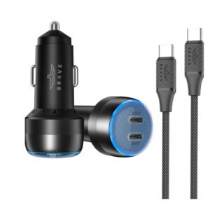 [BCC-26] BRAVE 48W QC 3.0&PD Dual Port Car Charger