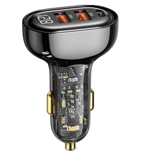 [BCC-26] BRAVE 48W QC 3.0&PD Dual Port Car Charger