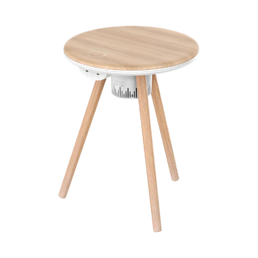 [QC7W] Momax  Cymbal ,Coffee Table with Lighting Effects, Magnetic Charging & Wireless Speaker
