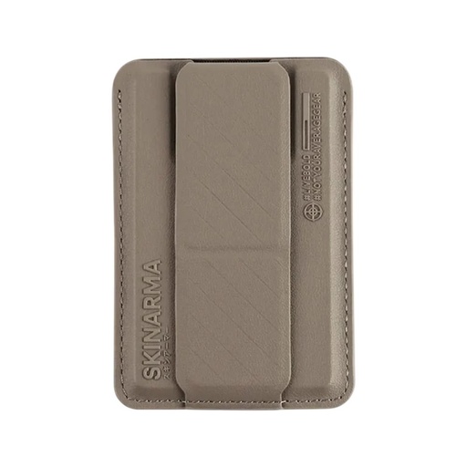 [SK-KADO-GLDGLD	] Skinarma Kado Magsafe Card Holder With Grip Stand (Champagne Gold)