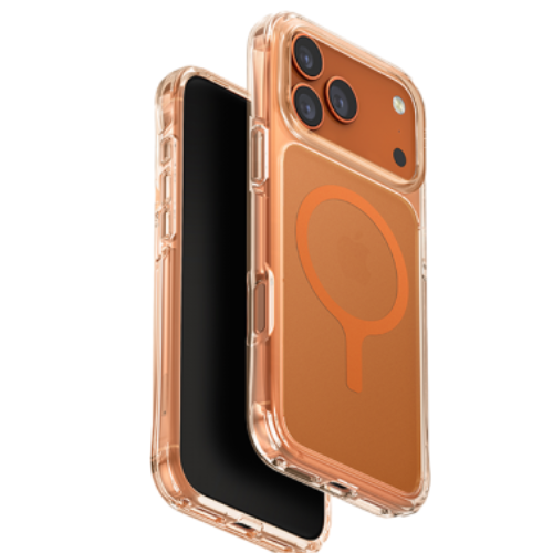 [UNIQ-IP6.3P(2025)-LXAFMFCLRVO] Uniq Hybrid Lifepro Xtreme MagSafe Case for 17 Pro (Frost Clear/Volt Orange)