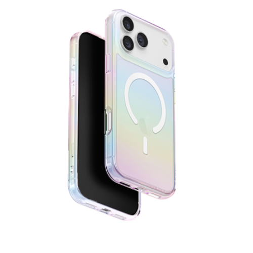 [UNIQ-IP6.3P(2025)-IRDMHQTZ] Uniq Hybrid Iridescia MagSafe Case for iPhone 17 Pro (Holo Quartz)