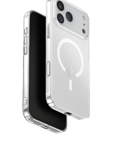 [UNIQ-IP6.9P(2025)-ASMGCLRW] Uniq Airsuit MagSafe Case for iPhone 17 Pro Max (Glossy Clear/White)