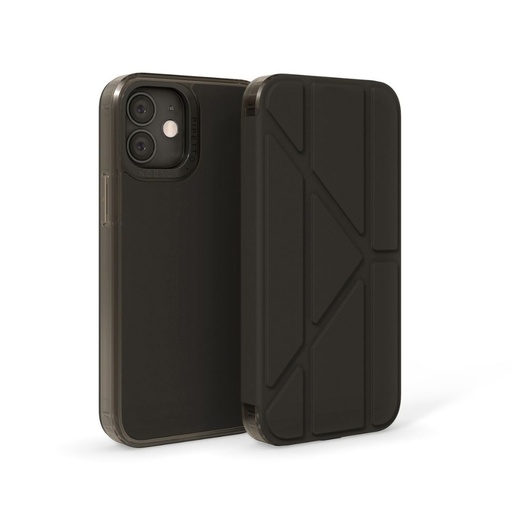 [P062-49-N] Pipetto Origami Folio for iPhone 12 mini (Black)