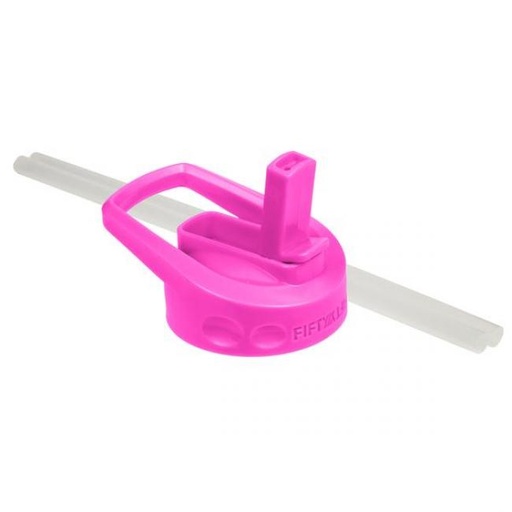 [A68002PK0] Fifty Fifty Wide Mouth Straw Lid (Lipstick Pink)