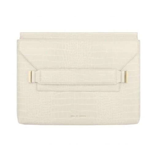 [IDJL13SSS21-275] iDeal of Sweden June Laptop Sleeve 13" (Cream Beige Croco)