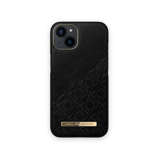 [IDACAW21-I2161-328] iDeal of Sweden Atelier iPhone 13 (Embossed Black)